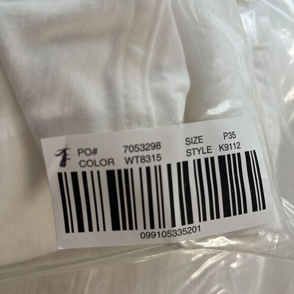 Madewell High‎ Rise Skinny Jeans Step Hem Womens Size 35 Petite White - Picture 5 of 12